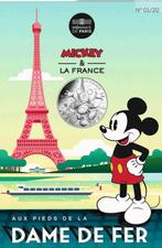 Pièce 10 euro en argent Mickey Dame de fer, Setje, Zilver, Ophalen of Verzenden, Frankrijk