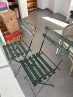 3 bistrostoelen (1kleintje, 2 grote), Gebruikt, Overige kleuren, Drie, Hout