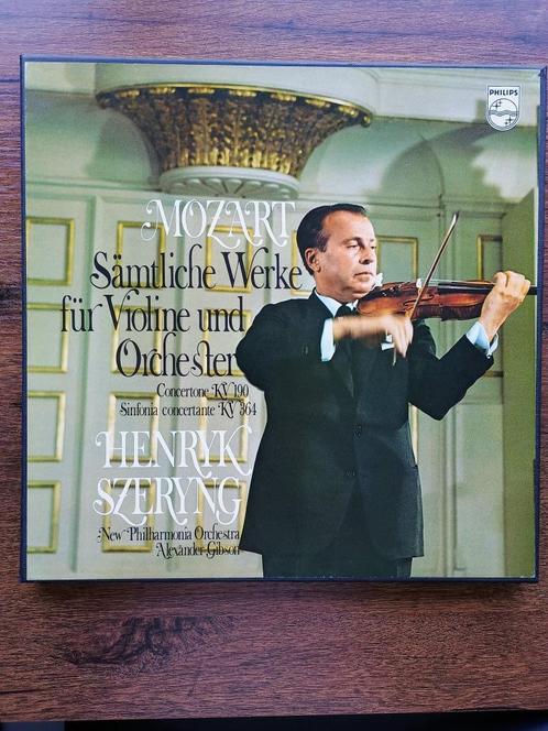 Mozart - Sämtliche Werke Für Violine Und Orchester (Szeryng), CD & DVD, Vinyles | Classique, Romantique, Musique de chambre, 12 pouces