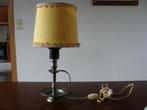 Ancienne lampe de chevet en étain, vintage, Comme neuf, Autres matériaux, Moins de 50 cm, Enlèvement ou Envoi