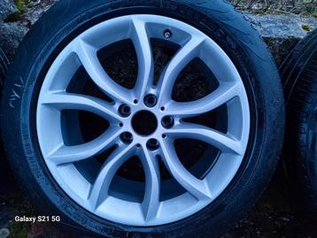 4 jantes BMW authentiques en parfait état 19 pouces F16, Pneus été, Pneu(s), Utilisé, Véhicule tout-terrain