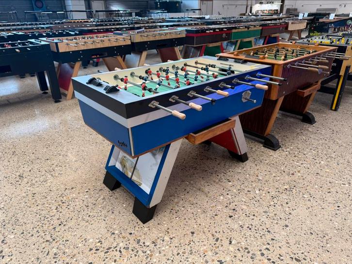 Jupiter 5* gerestaureerd kicker, tafelvoetbal, Kinderen en Baby's, Speelgoed | Voetbaltafels, Gebruikt, Ophalen