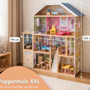 Feestdagen tip! Kidscraft poppenhuis met toebehoren. beschikbaar voor biedingen