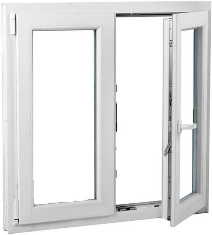 Châssis Pvc 2 Ouvrants en stock, Bricolage & Construction, Vitres, Châssis & Fenêtres, Neuf, Fenêtre de façade ou Vitre, Double vitrage