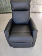 design relaxzetel, Huis en Inrichting, Fauteuils, Ophalen, Gebruikt, Minder dan 75 cm, Leer