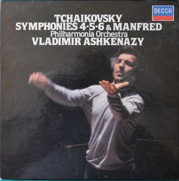 Tchaikovsky - Symphonies 4-5-6 & Manfred - 4x Cassette box beschikbaar voor biedingen