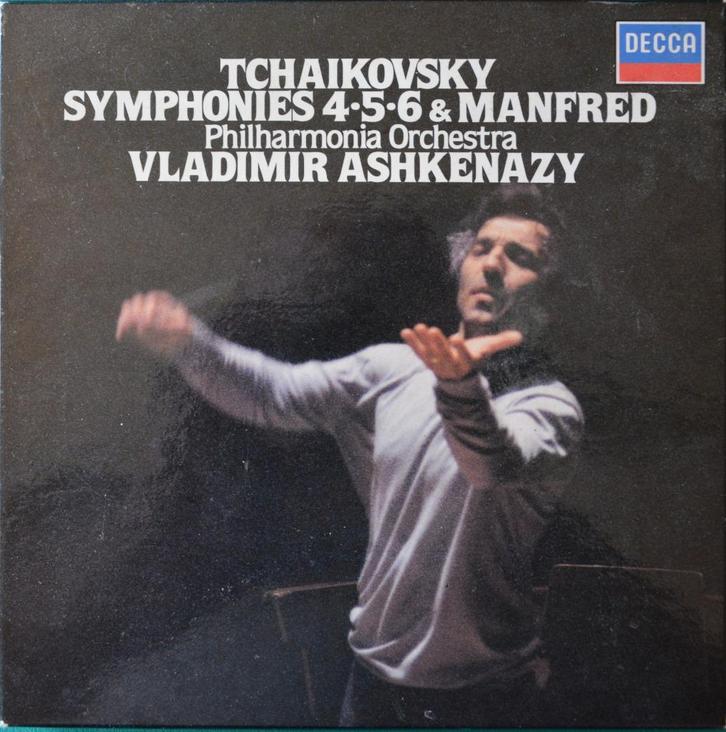 Tchaikovsky - Symphonies 4-5-6 & Manfred - 4x Cassette box, Cd's en Dvd's, Cassettebandjes, Gebruikt, Origineel, Klassiek, 2 t/m 25 bandjes