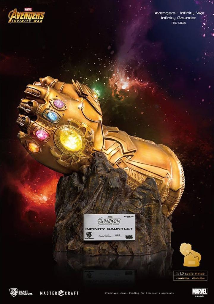 Beast Kingdom Avengers Infinity War Infinity Gauntlet, Verzamelen, Film en Tv, Nieuw, Film, Beeldje, Replica of Model, Ophalen