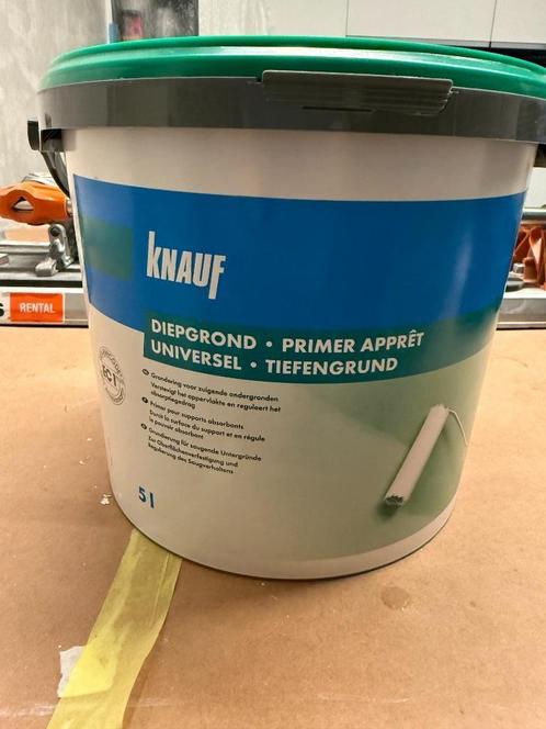 Diepgrond primer (voor aanbrengen tegellijm, mortels, ...), Doe-het-zelf en Bouw, Verf, Beits en Lak, Gebruikt, Verf, Minder dan 5 liter