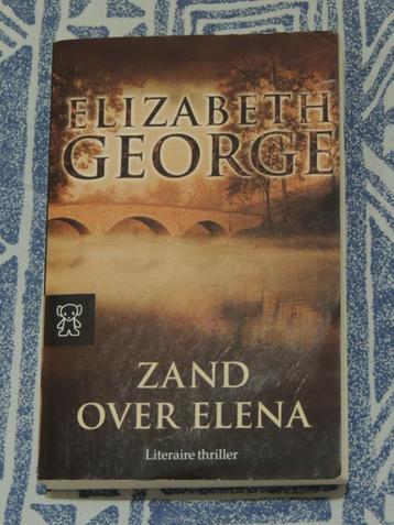 Boek Zand Over Elena van Elizabeth George, in goede staat