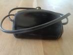 Vintage leren handtas, Ophalen of Verzenden, Gebruikt, Zwart, Handtas
