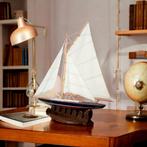 Te Koop: Elegant Houten Zeilboot Model – 56cm – €75, Hobby en Vrije tijd, Ophalen of Verzenden, Zo goed als nieuw