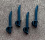 Lego sabel zwart (4x), Kinderen en Baby's, Speelgoed | Duplo en Lego, Verzenden, Gebruikt, Losse stenen, Lego