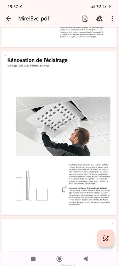 Dalle Led Zumtobel Led Mirel Neuf, Maison & Meubles, Lampes | Appliques, Neuf, Enlèvement