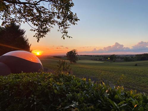 Glamping camping avec le confort d’un lit sans moustiques, Vakantie, Campings, Landelijk, In bos, Tuin