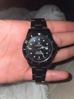 Zwarte rolex in zeer goede staat, Ophalen, Staal, Zakhorloge, Rolex