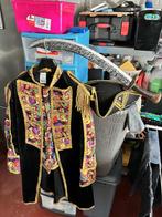 3 delig piratenpak, Kleding | Heren, Carnavalskleding en Feestkleding, Ophalen of Verzenden, Gedragen, Maat 48/50 (M), Kleding
