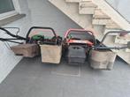 4 benzine grasmaaiers, Tuin en Terras, Ophalen, Cirkelmaaier, Gebruikt, Opvangbak