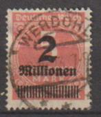 Duitse Rijk 1923 nr 312, Postzegels en Munten, Verzenden, Duitse Keizerrijk, Gestempeld