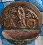 Vintage bronzen wijwatervat, Antiek en Kunst, Antiek | Religieuze voorwerpen, Ophalen