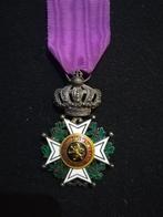 Chevalier de l'ordre de leopold 1er bilingue, Overige soorten, Ophalen of Verzenden, Lintje, Medaille of Wings