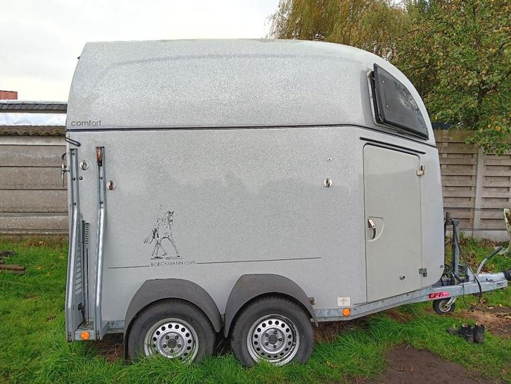 2-paardsTrailer Bockmann Comfort, Dieren en Toebehoren, Paarden en Pony's | Trailers en Aanhangwagens, Zo goed als nieuw, 2-paards trailer