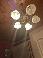 klassieke lamp met spaarlampen in model onbekend, Huis en Inrichting, Lampen | Kroonluchters, Gebruikt, Ophalen