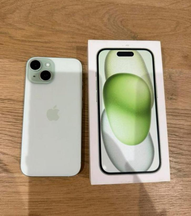Iphone 15 mint green, Telecommunicatie, Mobiele telefoons | Apple iPhone, Zo goed als nieuw, 128 GB, iPhone 15, Groen, Ophalen of Verzenden