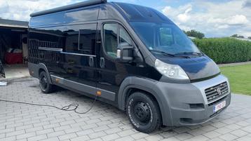 Zelfbouw camper fiat ducato 3.0l D euro 4 L4H2, Caravans en Kamperen, Diesel, Particulier, 5 tot 6 meter, Fiat