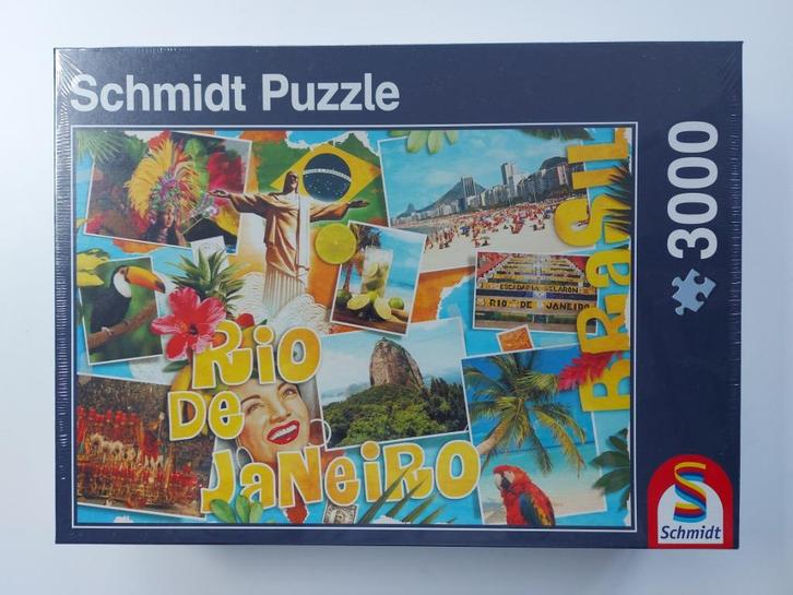 Mooie puzzels van 3000 stukjes van bekende merken, Hobby en Vrije tijd, Denksport en Puzzels, Gebruikt, Legpuzzel, Meer dan 1500 stukjes