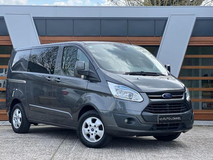 Ford Transit Custom 2.2d - DUBBEL CABINE - LICHTE VRACHT, Auto's, Ford, Bedrijf, Te koop, Transit, ABS, Airbags, Airconditioning