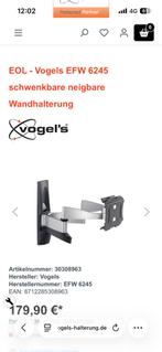 Support mur inclinable pivotant Vogels EFW 6245 23-37 pouces, Enlèvement ou Envoi, Neuf