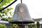 Bronzen windtuingong en bloembel., Tuin en Terras, Ophalen, Nieuw