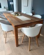 Eiken eettafel, 100 à 150 cm, Enlèvement, Utilisé, Chêne