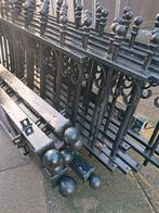 11.5 meter Sierhekwerk! Groen gecoat, verzinkt 70cm hoog!, Tuin en Terras, Tuinhekken en Hekwerk, Ophalen, Met poort, Gebruikt