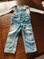 Jeans salopet en tshirts maat 92, Ophalen of Verzenden, Zo goed als nieuw