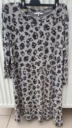 Jurk met leuke print maat S van C&A, Kleding | Dames, Jurken, Ophalen of Verzenden, Zo goed als nieuw, Maat 36 (S), Grijs