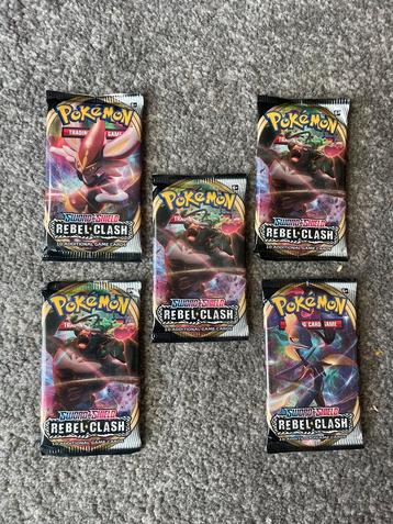 Pokemon rebel clash boosterpacks beschikbaar voor biedingen