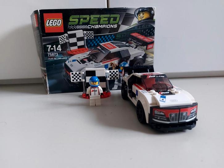 LEGO Speed Champions – Audi R8 LMS ultra 75873 – COMPLEET, Kinderen en Baby's, Speelgoed | Duplo en Lego, Zo goed als nieuw, Lego