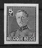 Belgique S.M. le Roi Albert I **, Enlèvement ou Envoi, Non oblitéré, Maison royale