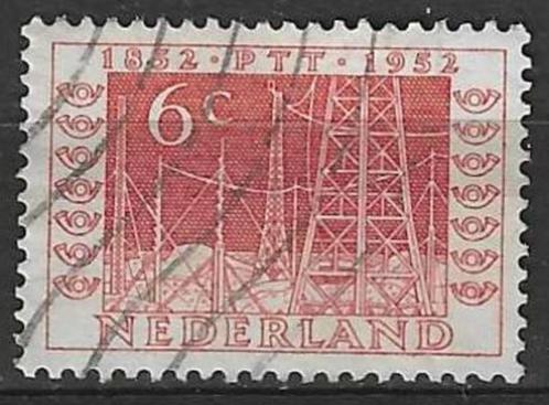 Nederland 1952 - Yvert 575 - 100 Jaar P.T.T. - 6 c. (ST), Postzegels en Munten, Postzegels | Nederland, Gestempeld, Verzenden