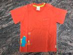Mt 86 Oranje T-shirt kamperende beer in de bergen, Kinderen en Baby's, Babykleding | Maat 86, Gebruikt, Quechua, Ophalen of Verzenden