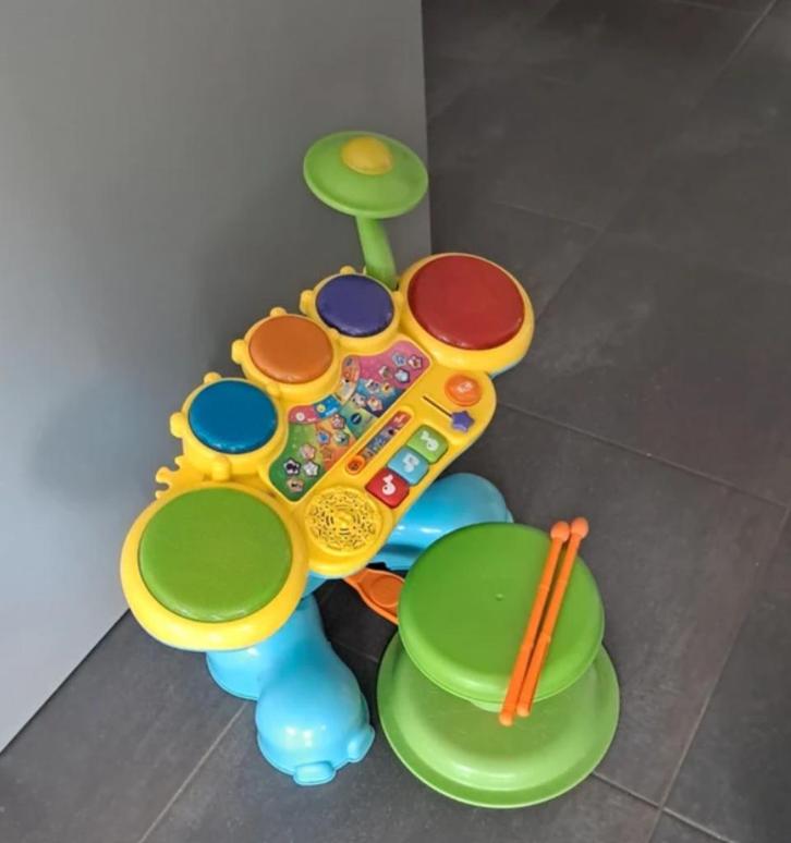 Drumstel Vtech, Kinderen en Baby's, Speelgoed | Vtech, Zo goed als nieuw, 2 tot 4 jaar, Ophalen of Verzenden