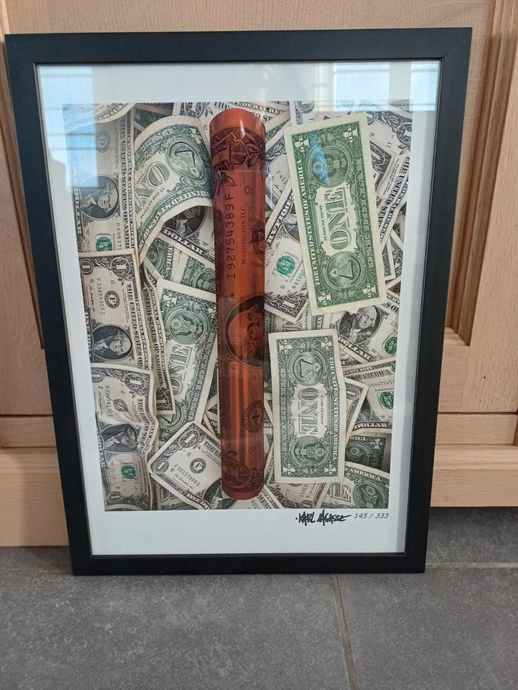 Lithografie van Karl Lagasse (ingekaderd), Antiek en Kunst, Kunst | Tekeningen en Fotografie, Ophalen