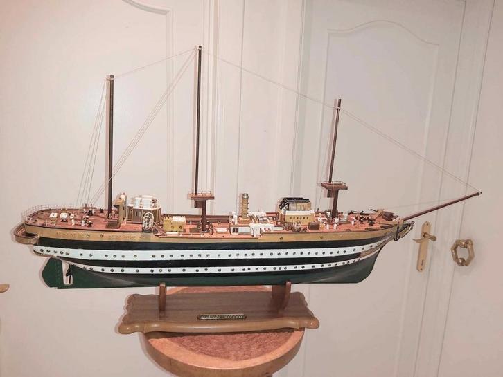Groot houten scheepsmodel, Hobby en Vrije tijd, Modelbouw | Boten en Schepen, Ophalen of Verzenden