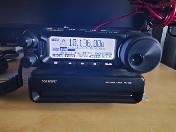 Yaesu FT891 + FC50 + datakabel, Telecommunicatie, Zenders en Ontvangers, Zo goed als nieuw, Zender en Ontvanger, Ophalen