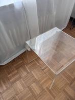 Bijzettafel, Ophalen, Kunststof, Gebruikt, Transparante acryl bijzettafel – moderne, minimalistische look