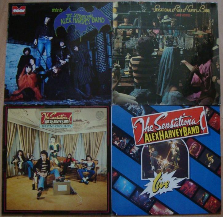 SAHB: Sensationele Alex Harvey Band, 4 Vinyls, Cd's en Dvd's, Vinyl | Rock, Zo goed als nieuw, Poprock, 12 inch, Ophalen of Verzenden