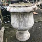Grote oude stenen VAAS BLOEMPOT ANTIEKE POT kasteel, Ophalen, Overige materialen, Gebruikt, 40 cm of meer