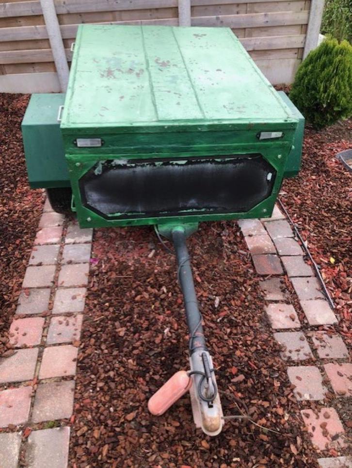 Gesloten aan hangwagen, Auto diversen, Aanhangers en Bagagewagens, Gebruikt, Ophalen